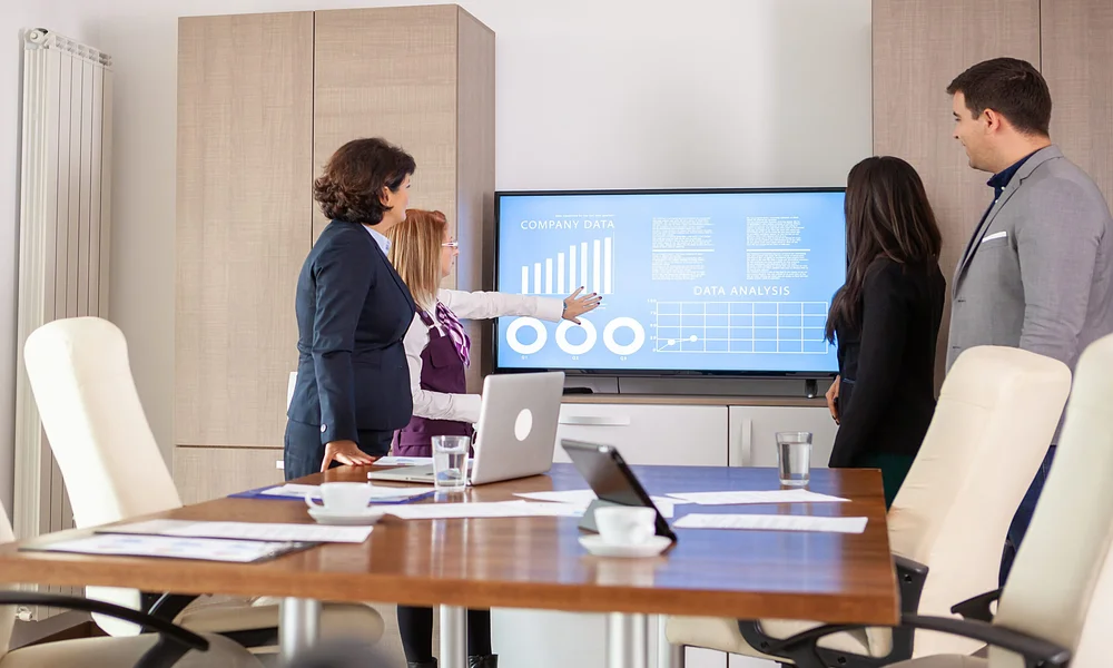 business meeting in an modern office