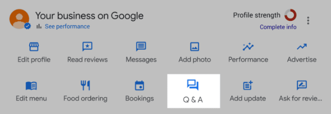 google business profile: Q&A