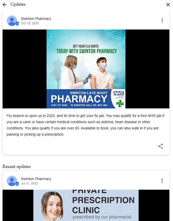 google fbusiness profile post