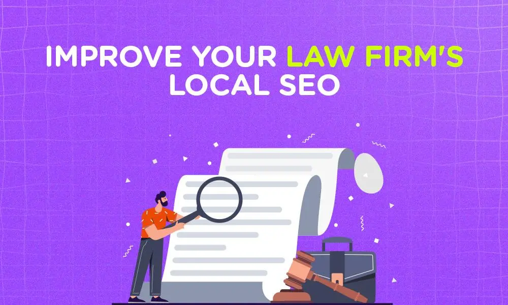 This image focuses on the importance of local SEO for law firms